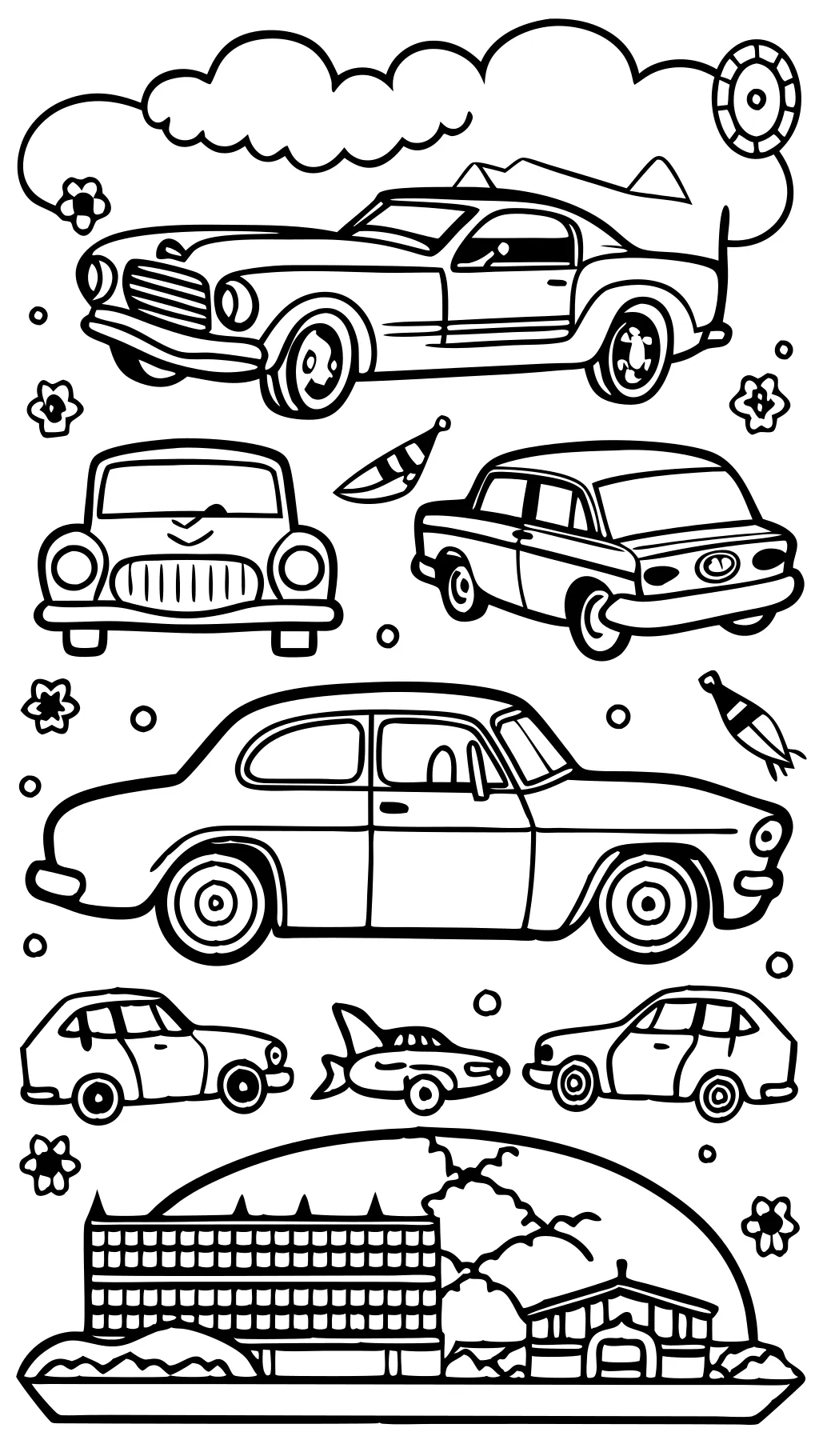 car coloring page